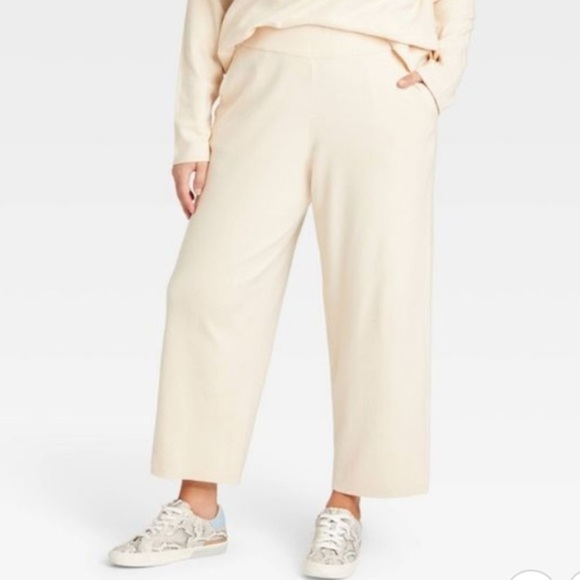 (3X)- Ava & Viv Women's Plus Size Wide Leg Pants‎ - Picture 1 of 12